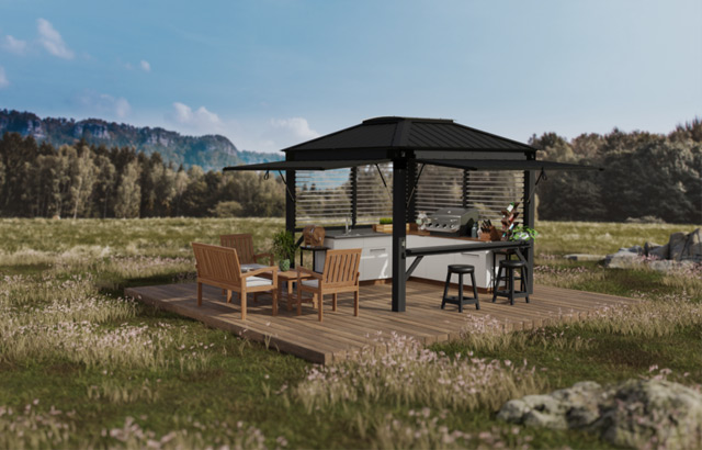 Sedona 9×9 gazebo sample image